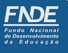 Imagem: Logotipo héfi-hêni-dê-eh. Na parte superior, a sigla héfi-hêni-dê-eh. Em seguida, um traço e o nome: Fundo Nacional de Desenvolvimento da Educação. Fim da imagem.