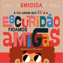 Imagem: Capa de livro. No centro, o título e abaixo, ilustração de parte do rosto de um jovem com cabelo encaracolando, olhando para cima.  Fim da imagem.