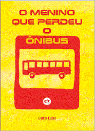 Imagem: Capa de livro. Na parte superior, o título e na parte inferior, ilustração de um ônibus.  Fim da imagem.