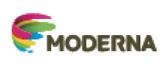 Imagem: Logotipo da Editora Moderna. Fim da imagem.