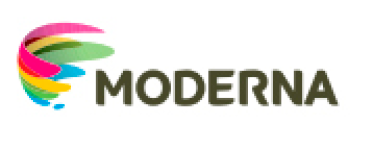 Imagem: Logotipo da Editora Moderna.   Fim da imagem.