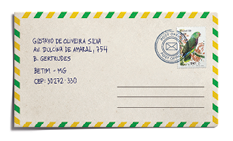 Imagem:  um envelope,  Fim da imagem.