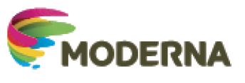 Imagem: Logotipo da Editora Moderna. Fim da imagem.