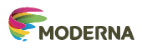 Imagem: Logotipo da Editora Moderna. Fim da imagem.