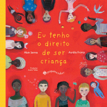 Imagem: Capa de livro. No centro, o título e em volta, ilustração de várias pessoas. Fim da imagem.