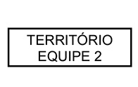 Imagem: Ilustração de um retângulo com a informação: TERRITÓRIO EQUIPE 2. Fim da imagem.