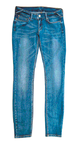 Imagem: uma calça jeans,  Fim da imagem.