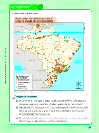 Imagem: Ilustração. Exemplifica como será a seção Cartografando. Página composta por textos e imagens. Fim da imagem.