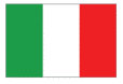 Imagem da bandeira da Itália.