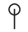Letra do alfabeto fenício equivalente ao Q, semelhante a letra O um traço vertical a partir do centro da letra.