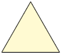 Ilustração de um polígono com 3 lados.