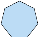Ilustração de um polígono com 7 lados.