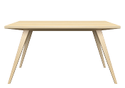 Fotografia de uma mesa de madeira.