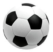 Fotografia de uma bola de futebol.