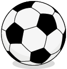 Ilustração de uma bola de futebol.
