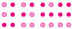 Ilustração com a representação do número 987 em braile. Há 4 celas braile. A primeira cela corresponde ao símbolo que indica número. A segunda cela corresponde ao número 9 com o segundo ponto da primeira coluna preenchido e o primeiro ponto da segunda coluna preenchido. A terceira cela corresponde ao número 8, com os dois primeiros pontos da primeira coluna preenchidos e o segundo ponto da segunda coluna preenchido. E a quarta cela corresponde ao número 7, com os dois primeiros pontos da primeira e segunda coluna preenchidos.