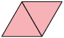 Ilustração de um quadrilátero formado por 2 triângulos.