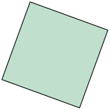 Ilustração de um quadrilátero com todas as medidas de comprimento de seus lados iguais e perpendiculares entre si.