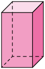 Ilustração de um prisma de base quadrada.