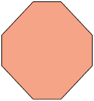 Ilustração de um polígono de 8 lados.