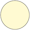Ilustração de um círculo.