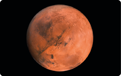 Fotografia de Marte.